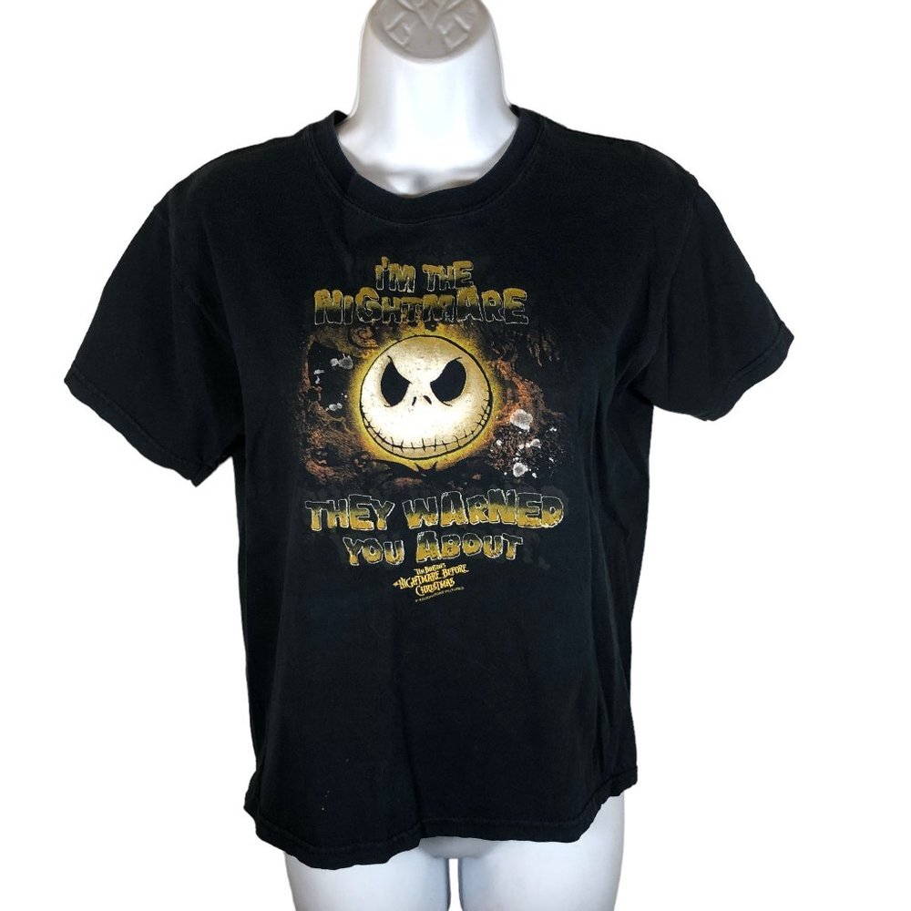 Disneyland I'm The Nightmare They Warned You About Shirt Before Christmas Goth L